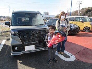 新車スペーシアベースご納車頂きました！