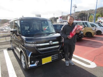 新車スペーシアカスタムご納車頂きました！