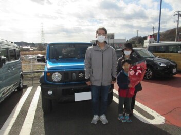 新車ジムニーシエラご納車頂きました！