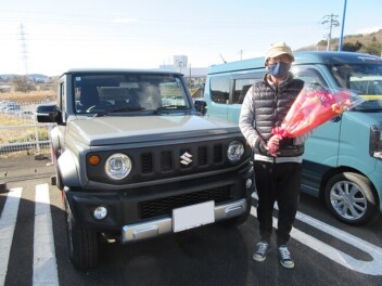 新車ジムニーシエラご納車頂きました！