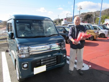 新車エブリイワゴン！ご納車いただきました！！