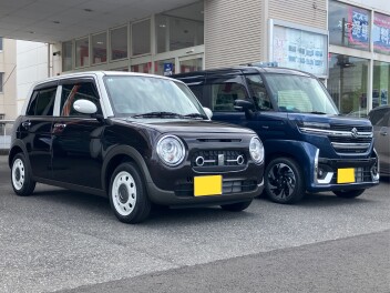 富津市にお住まいのＭ親子様に、スペーシアカスタム＆ラパンＬＣをご納車いたしました。