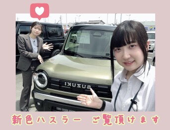 新型ハスラー新色置いてます◝( ˙ ꒳ ˙ )◜