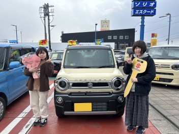 N様にハスラーをご納車させて頂きました