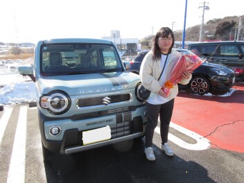 新車ハスラーご納車いただきました！