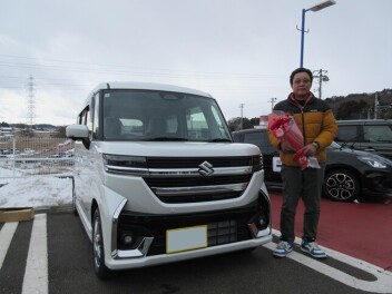 新車スペーシアカスタムご納車頂きました！