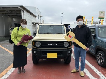 A様にジムニーをご納車させて頂きました