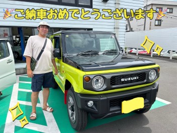 ★★ジムニーのご納車ありがとうございました★★