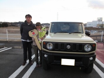 新車ジムニーご納車頂です！！