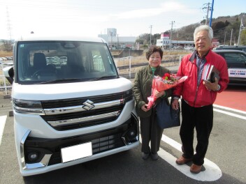 新車スペーシアカスタムご納車です！！
