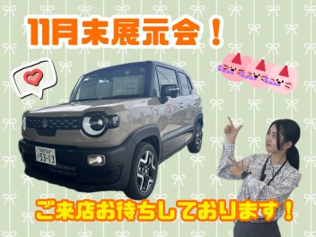 １１月末展示会！！
