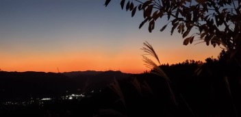 １０月の夕焼け