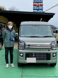 エブリィワゴン　ご納車おめでとうございます