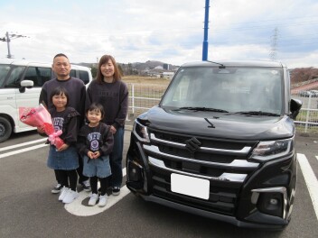 新車ソリオご納車いただきました！
