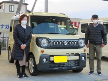 スペーシアギアのご納車、おめでとうございます！！