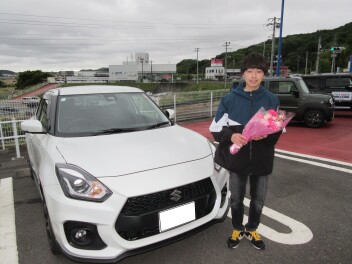新車スイフトスポーツご納車です！！