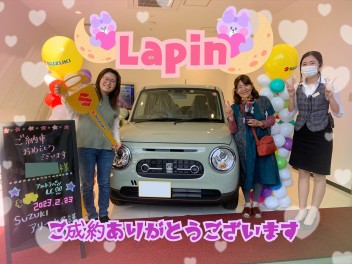 ラパンＬＣ納車しました☆★