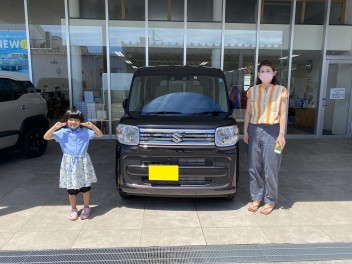 K様　スペーシアご納車おめでとうございます！