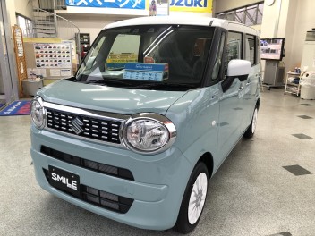 新型ワゴンＲスマイル展示しております！！！