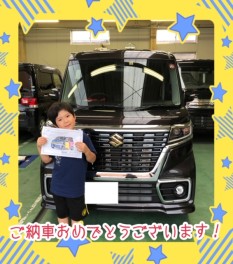 星川様のスペーシアカスタムを納車致しました！