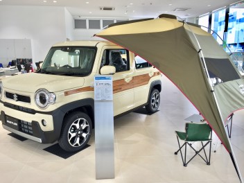 新車をご成約の方にキャンプグッズプレゼント！