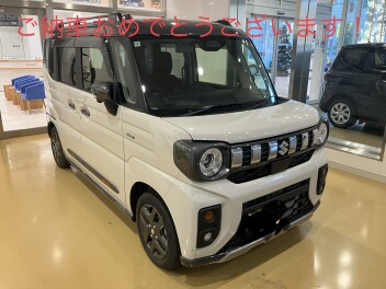 新型スペーシアギアご納車おめでとうございます！！