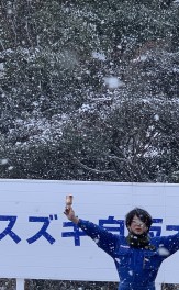 ２０２２年の初雪！！