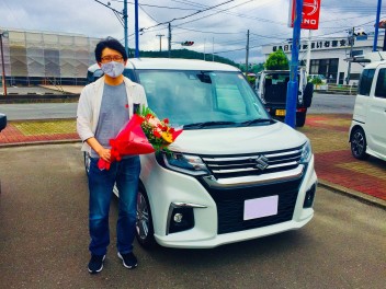 綺麗なパールホワイトが美しい！！Ｉ様のソリオご納車です！！