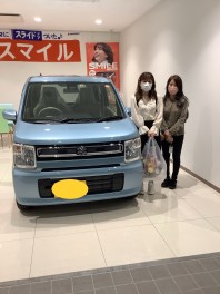 Ｍ様、ワゴンＲご納車おめでとうございます。