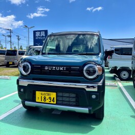 話題の新型ハスラー試乗車、到着しました！