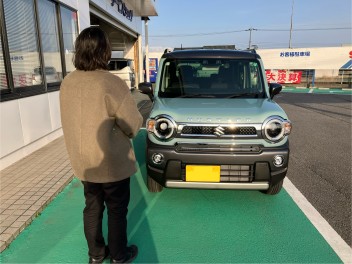 ハスラー　納車させて頂きました！