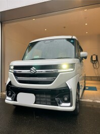 T様　スペーシアカスタムHYBRID XSご納車おめでとうございます。