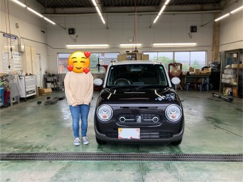ラパン　納車させていただきました！