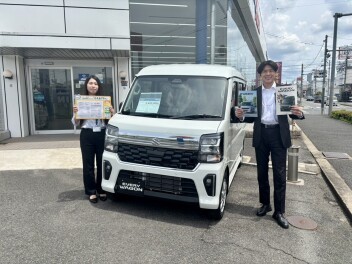 新型エブリイワゴン！展示車きました！！