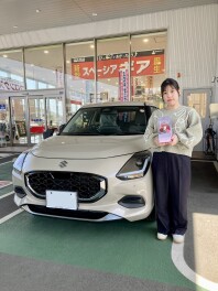 スイフトご納車おめでとうございます！