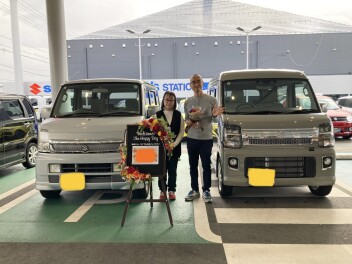 エブリィワゴン御納車ありがとうございます！