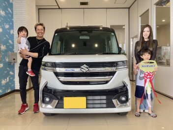 スペーシアカスタム！！発進☆