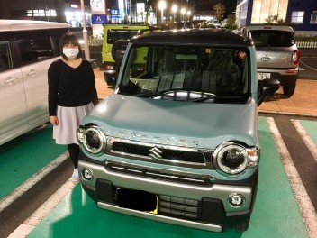 ハスラーのご納車大変お待たせしました。