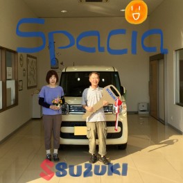 スイフトからスペーシアにお乗り換え♪