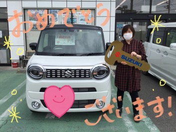 Ｈ様、ワゴンＲスマイルのご納車おめでとうございます！