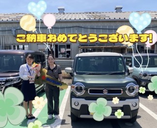 ハスラーご納車おめでとうございます！