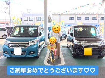 ソリオのご納車おめでとうございます♡