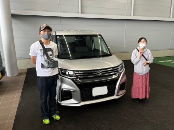 K様　ソリオご納車おめでとうございます