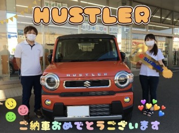 ＨＵＳＴＬＥＲご納車☆☆