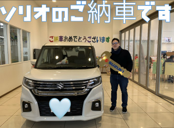 大人気の新型ソリオのご納車です☆