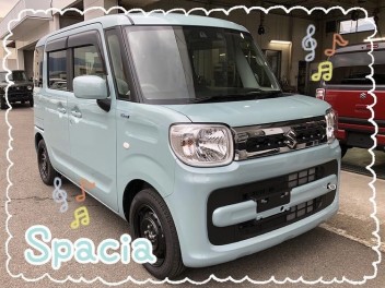 お客様の納車待ちのスペーシアが入庫しました！