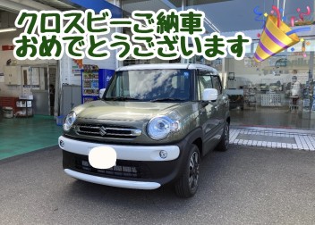 クロスビーご納車させていただきました☆