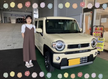 A様　ハスラーご納車おめでとうございます