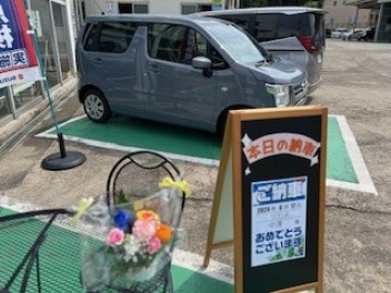 Ｎさま　ワゴンＲ納車式！