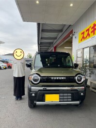 新型ハスラータフワイルドご納車させていただきました！